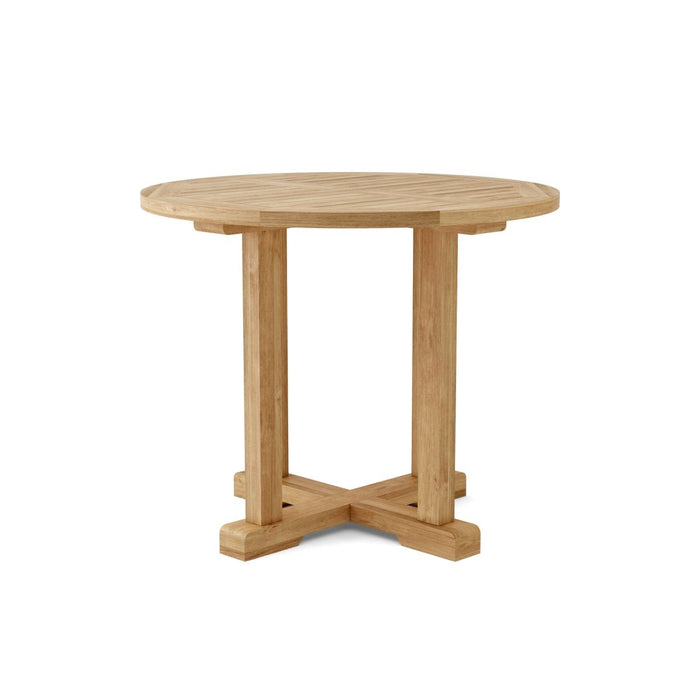 Teak Bistro Table (35" Round) - Montage - Teak HQ™