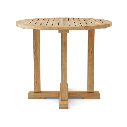 Teak Bistro Table (35" Round) - Montage - Teak HQ™
