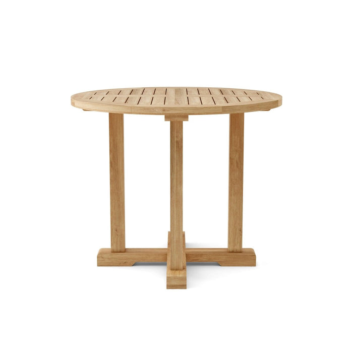 Teak Bistro Table (35" Round) - Montage - Teak HQ™