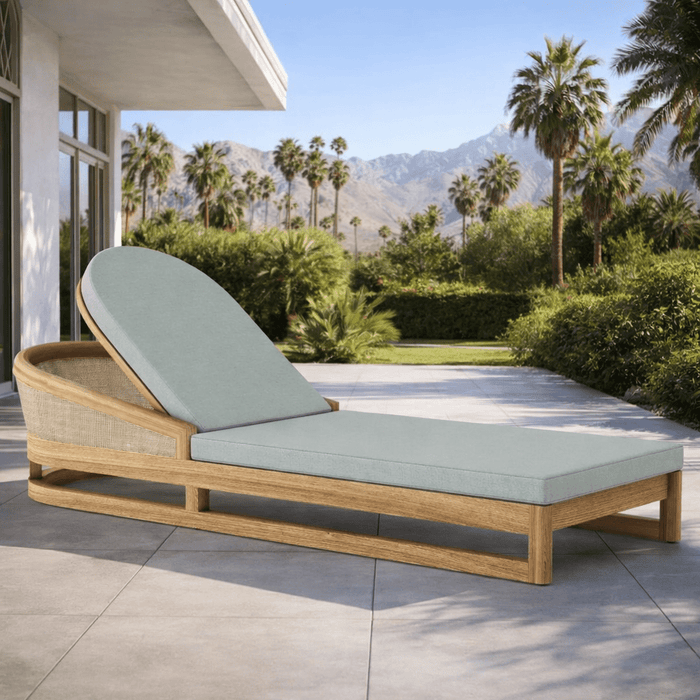 Teak Chaise Lounge Chair - Catania - Teak HQ™