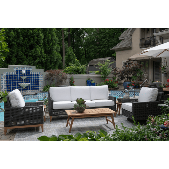 Teak Club Chair That Swivels - Cannes - Teak HQ™