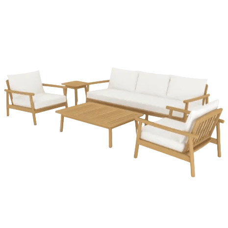 Teak Coffee Table for Outdoors (Rectangle) - Seville - Teak HQ™