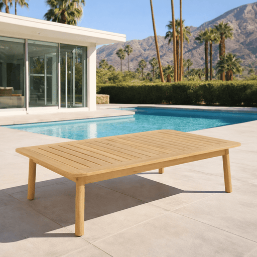 Teak Coffee Table for Outdoors (Rectangle) - Seville - Teak HQ™