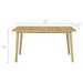 Teak Counter Height Table (65" Long Rectangle) - Admiral - Teak HQ™