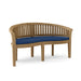Teak Curved Bench (3 - Seater) - Curve - Teak HQ™