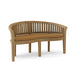 Teak Curved Bench (3 - Seater) - Curve - Teak HQ™