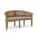 Teak Curved Bench (3 - Seater) - Curve - Teak HQ™