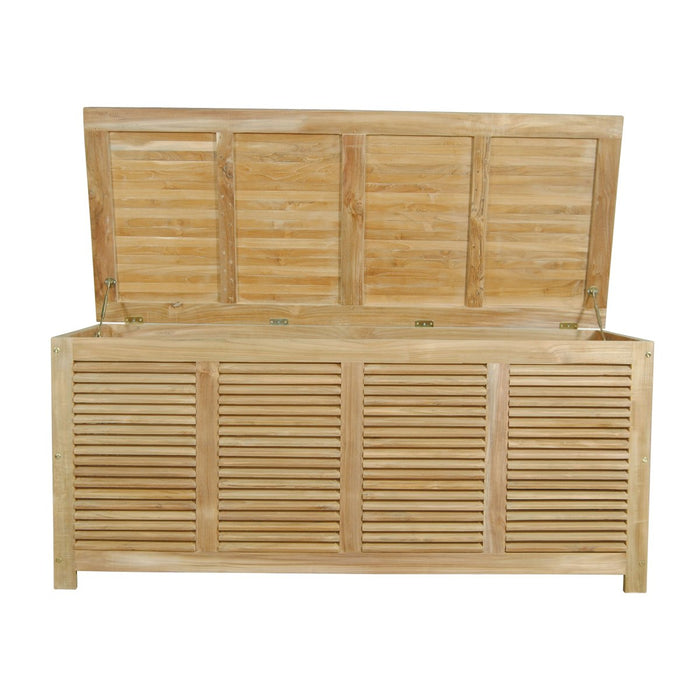 Teak Deck Box (62" Wide) - Amberly - Teak HQ™