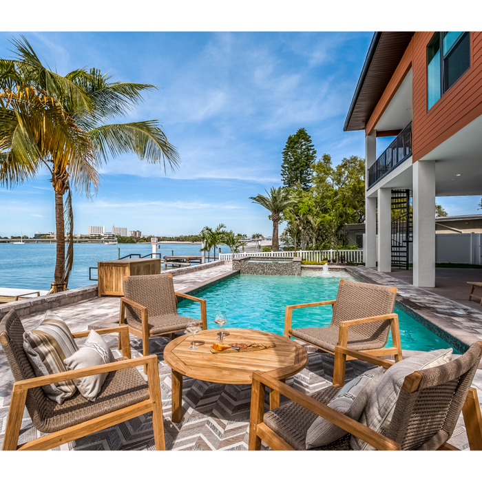 Teak Deck Furniture Set - Admiral (5 Pieces) - Teak HQ™