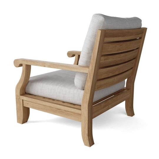 Teak Deep Seating Chair - Riviera - Teak HQ™