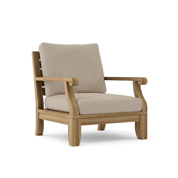 Teak Deep Seating Chair - Riviera - Teak HQ™