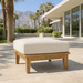 Teak Deep Seating Ottoman - Brianna - Teak HQ™