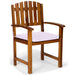Teak Dining Arm Chair - by All Things Cedar - Teak HQ™