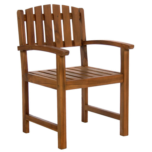 Teak Dining Arm Chair - by All Things Cedar - Teak HQ™