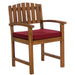 Teak Dining Arm Chair - by All Things Cedar - Teak HQ™