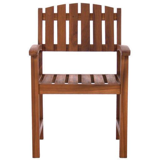 Teak Dining Arm Chair - by All Things Cedar - Teak HQ™