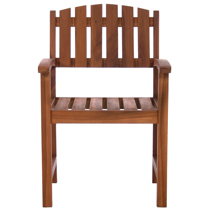 Teak Dining Arm Chair - by All Things Cedar - Teak HQ™