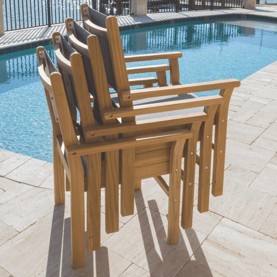Teak Dining Armchair - Captiva - Teak HQ™