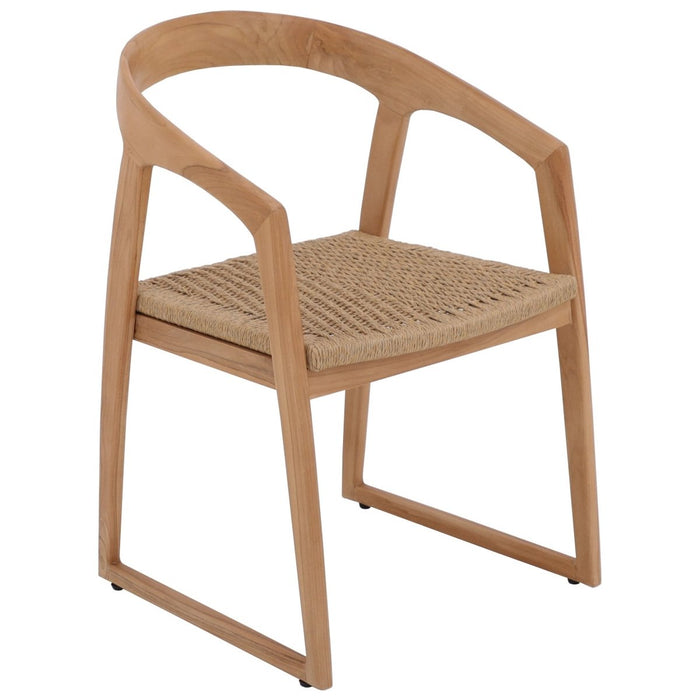 Teak Dining Chair With Rounded Back - Solara - Teak HQ™