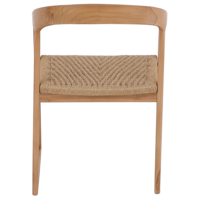 Teak Dining Chair With Rounded Back - Solara - Teak HQ™