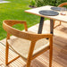 Teak Dining Chair With Rounded Back - Solara - Teak HQ™