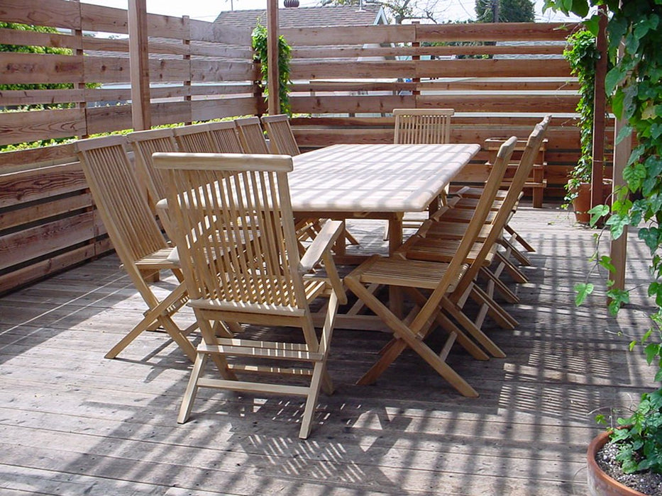 Teak Dining Set for 14 - Valencia (Table) & Classic (Chairs) - Teak HQ™