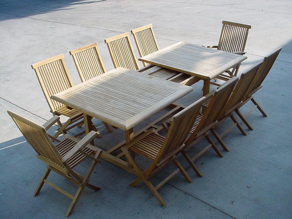 Teak Dining Set for 14 - Valencia (Table) & Classic (Chairs) - Teak HQ™