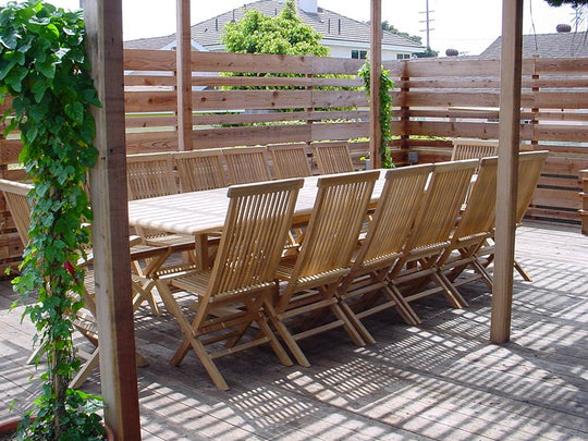 Teak Dining Set for 14 - Valencia (Table) & Classic (Chairs) - Teak HQ™