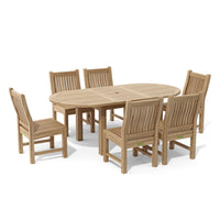 Teak Dining Table and 6 Chairs - Bahama (Table) & Sahara (Chairs)