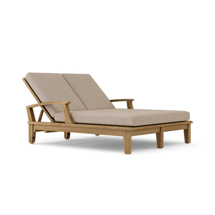Teak Double Chaise Lounge - Brianna - Teak HQ™