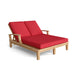 Teak Double Chaise Lounge - Brianna - Teak HQ™