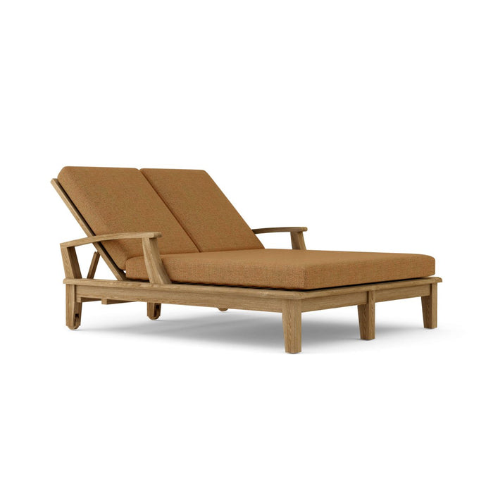 Teak Double Chaise Lounge - Brianna - Teak HQ™