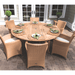 Teak Drop Leaf Dining Table (72" Round) - DropLeaf - Teak HQ™