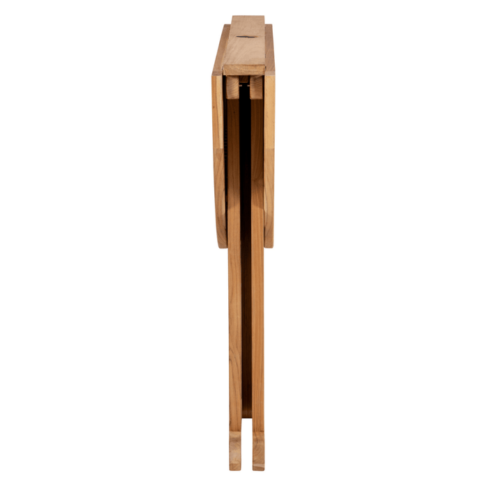Teak Drop Leaf Table (45" Round) - DropLeaf - Teak HQ™
