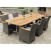 Teak Extendable Dining Table (96" Long Rectangle) - Family - Teak HQ™