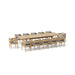 Teak Extendable Dining Table and Chairs (12) - Coronado - Teak HQ™