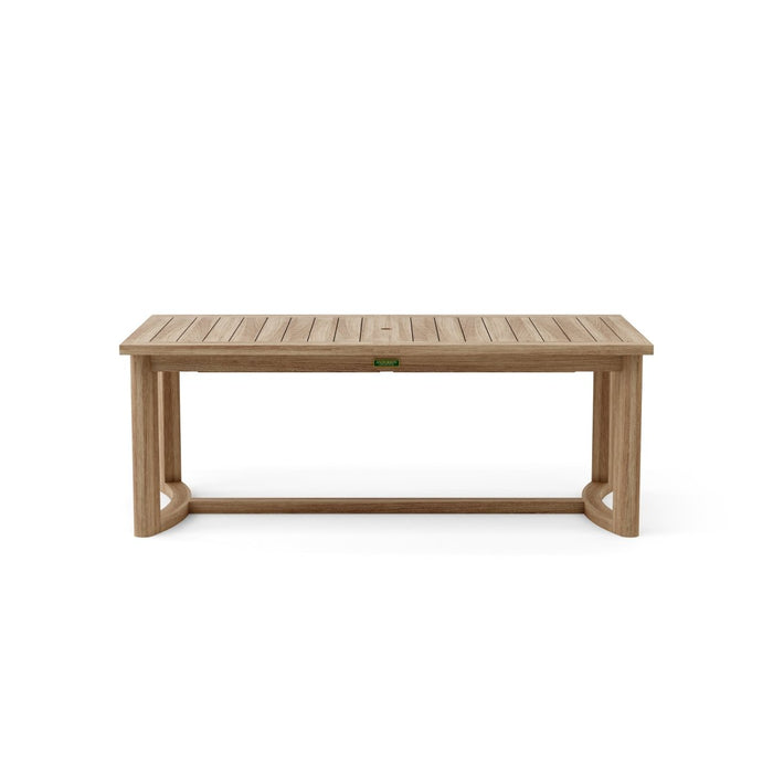 Teak Extendable Dining Table and Chairs (12) - Coronado - Teak HQ™
