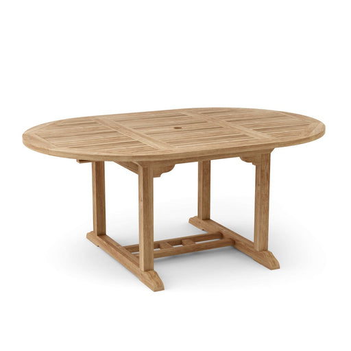 Teak Extendable Outdoor Dining Table (71" Long Oval) - Bahama - Teak HQ™