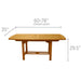 Teak Extendable Outdoor Table (78" Long Rectangle) - Family - Teak HQ™