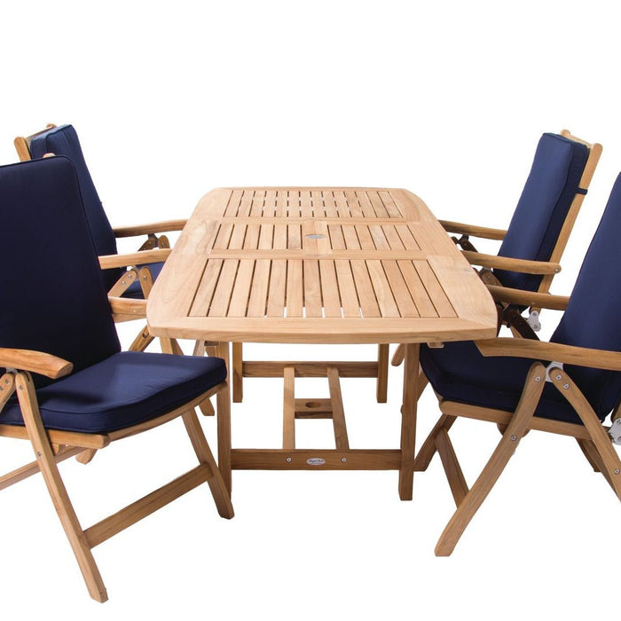 Teak Extendable Outdoor Table (78" Long Rectangle) - Family - Teak HQ™