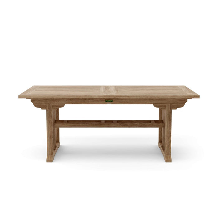 Teak Extendable Table (106" Long Rectangle) - Sahara - Teak HQ™