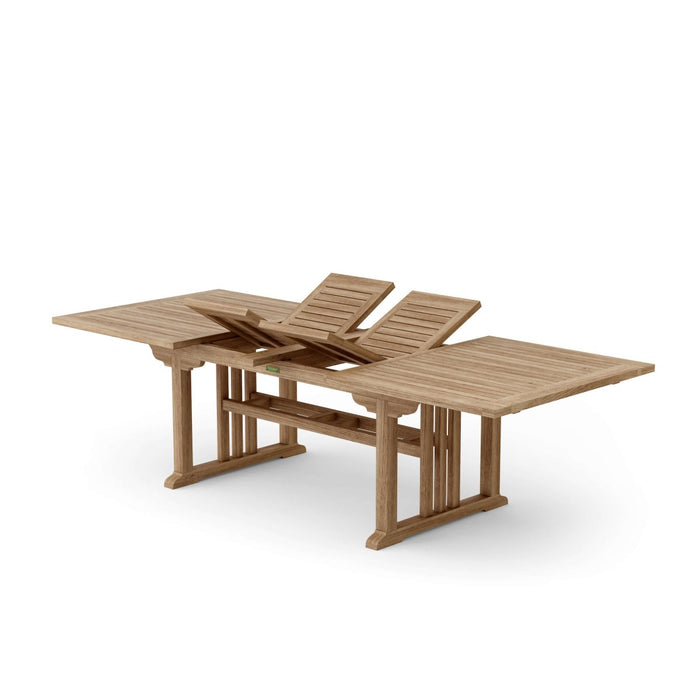 Teak Extendable Table (106" Long Rectangle) - Sahara - Teak HQ™