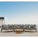 Teak Exterior Furniture - Arena 4 - Piece Sectional Set - Teak HQ™