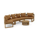Teak Exterior Furniture - Arena 4 - Piece Sectional Set - Teak HQ™