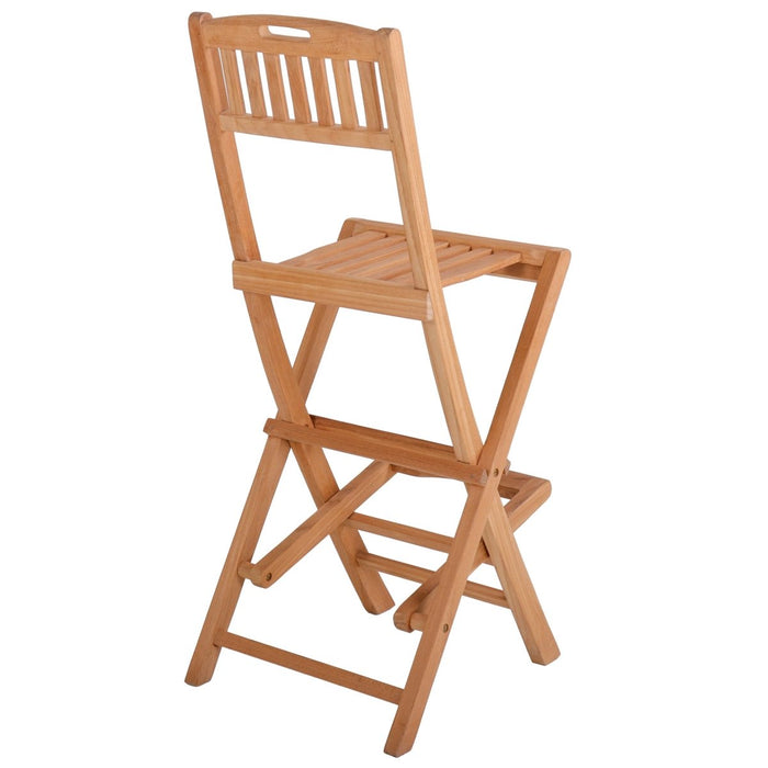 Teak Foldable Bar Chair - Atlas - Teak HQ™