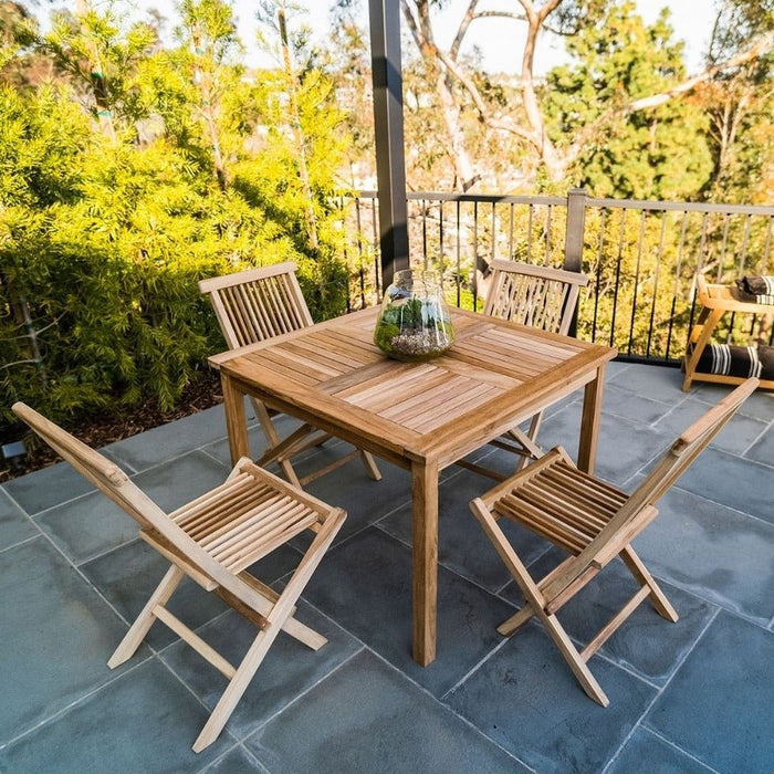 Teak Folding Chair for Backyard Patio - Monaco - Teak HQ™