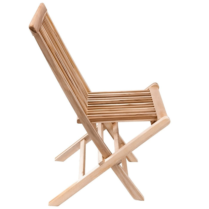 Teak Folding Chair for Backyard Patio - Monaco - Teak HQ™