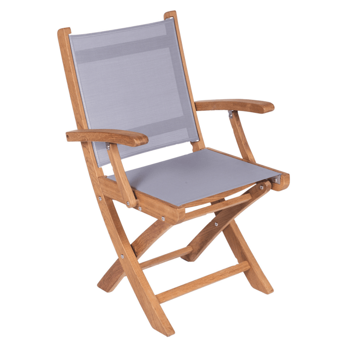 Teak Folding Chair With Arms - Sailmate - Teak HQ™
