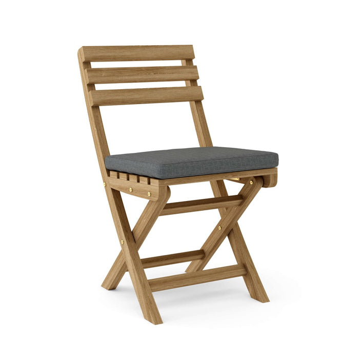 Teak Folding Patio Chairs (Set of 2) - Alabama - Teak HQ™