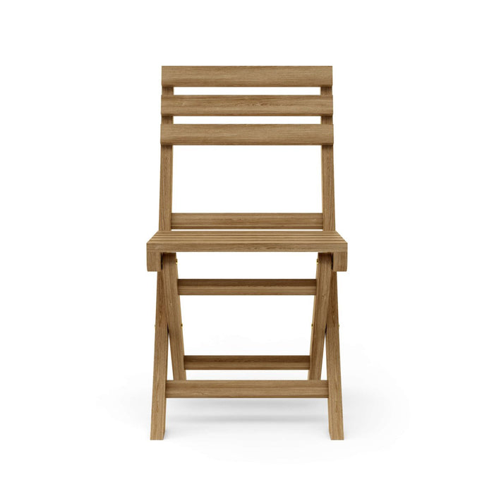 Teak Folding Patio Chairs (Set of 2) - Alabama - Teak HQ™